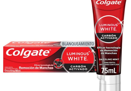 Crema Colgate Luminus White Carbon Acti.75Ml