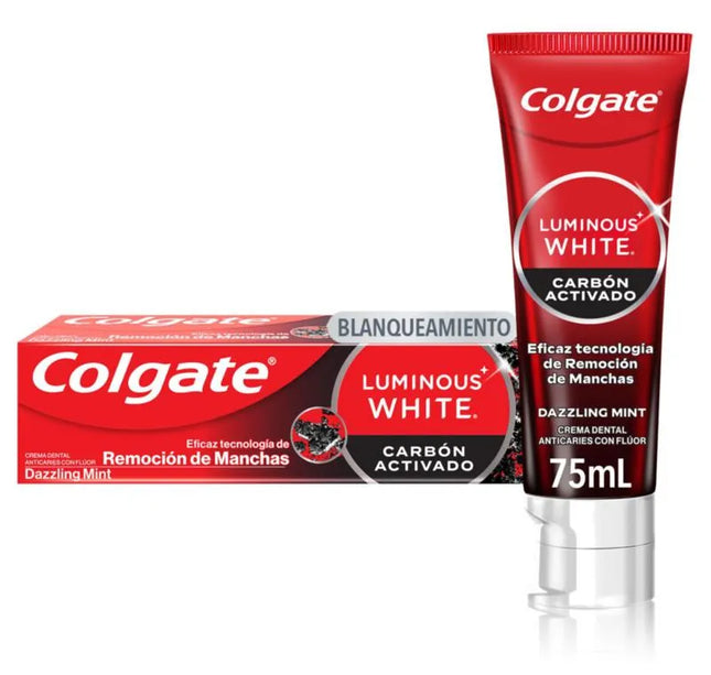 Crema Colgate Luminus White Carbon Acti.75Ml