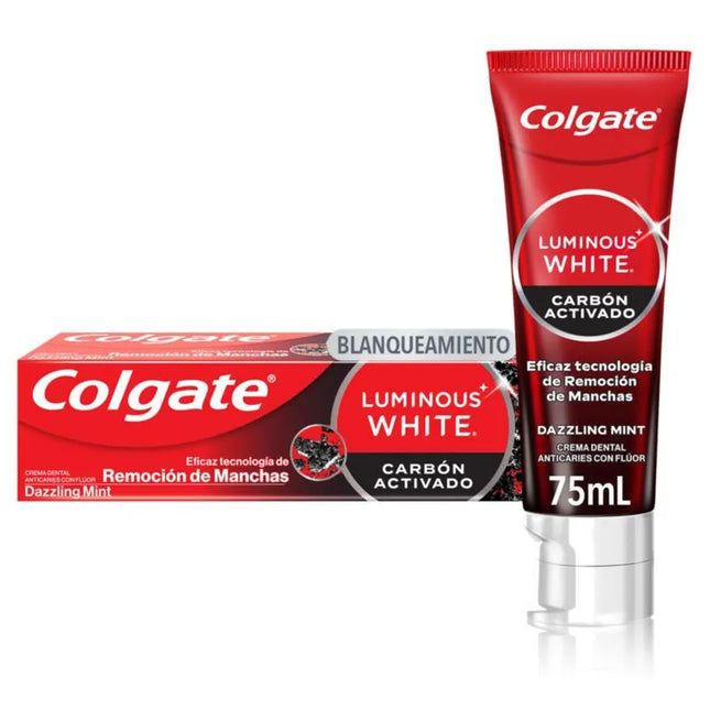 CREMA COLGATE LUMINUS WHITE CARBON ACTI.75ML