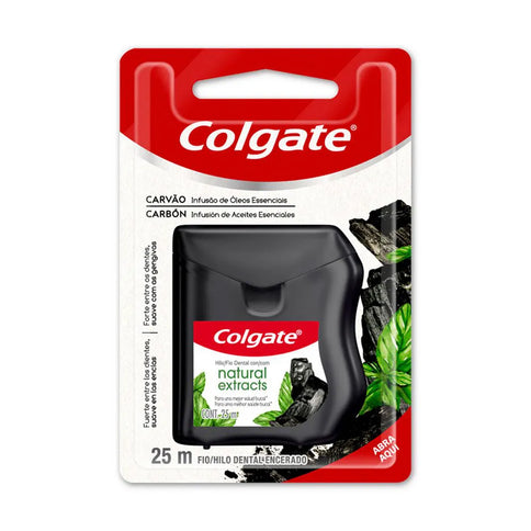 Hilo Dental Colgate Nat. Ext Carbon 25 Mts
