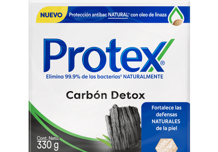 3 Jabón Protex Carbon Detox 110 Gr