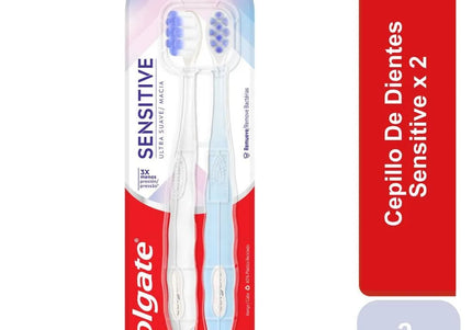 2 Cepillo Colgate Sensitive Ultra Suave