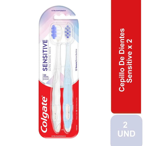 2 Cepillo Colgate Sensitive Ultra Suave