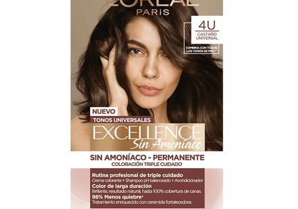 Excellence Sin Amoniaco 4U Castaño