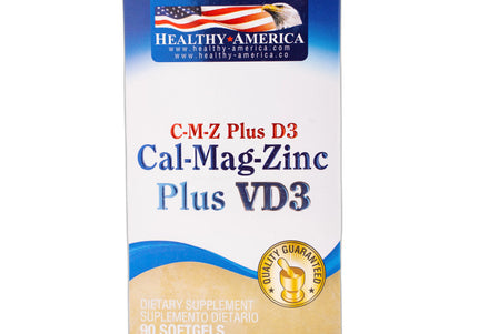 Cal-Mag-Zinc Plus Vd3 90 Softgels