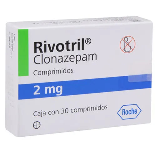 Rivotril 2.0 Mg 30 Tabletas