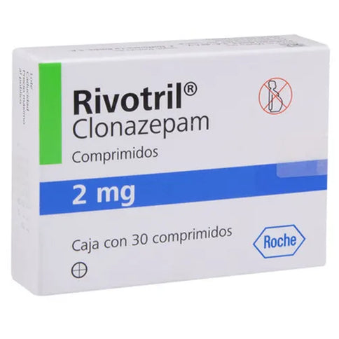 Rivotril 2.0 Mg 30 Tabletas