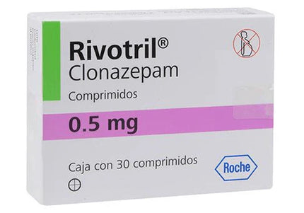 Rivotril 0.5 Mg 30 Tabletas