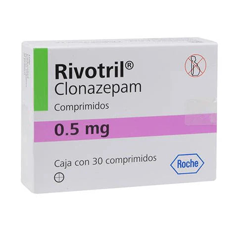 Rivotril 0.5 Mg 30 Tabletas