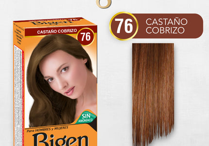 Bigen 76 Castaño Cobrizo 6 Gr