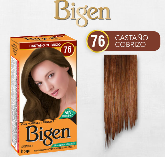 Bigen 76 Castaño Cobrizo 6 Gr