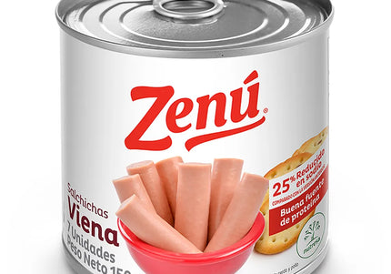 Salchicha Viena Zenu 150 Gr
