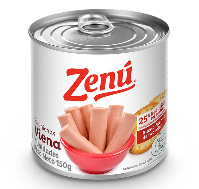 Salchicha Viena Zenu 150 Gr