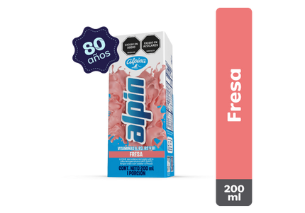 Leche Alpin Fresa 200 Ml