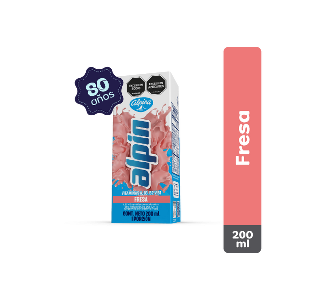 Leche Alpin Fresa 200 Ml