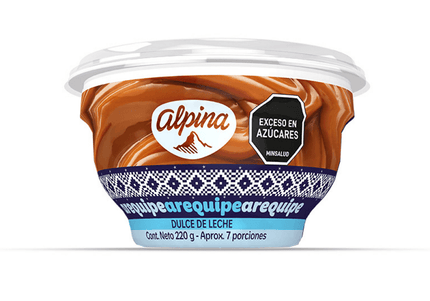 Arequipe Alpina Dulce Leche 220 Gr