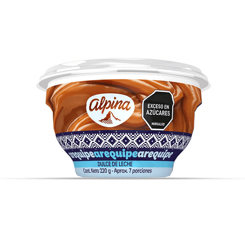 Arequipe Alpina Dulce Leche 220 Gr
