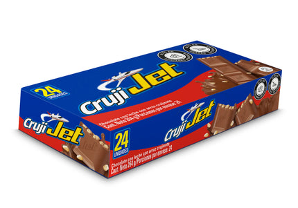Chocolatina Jet Cruji 11 Gr 24 Unidades