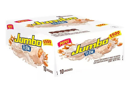 Chocolatina Jumbo Flow Blanca 18 Gr 10 Unidades