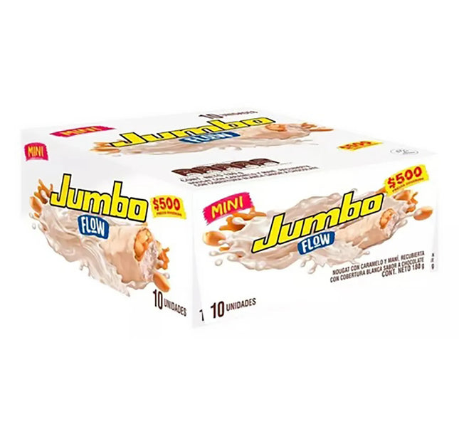 Chocolatina Jumbo Flow Blanca 18 Gr 10 Unidades