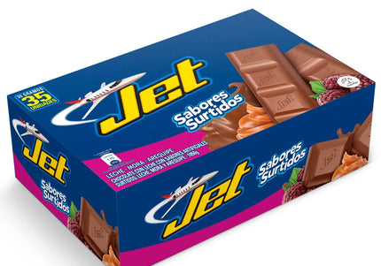 Chocolatina Jet Sabores Surtidos 25Gr 35 Und