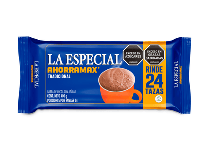 Chocolate La Especial Ahorramax Barra 400Grs