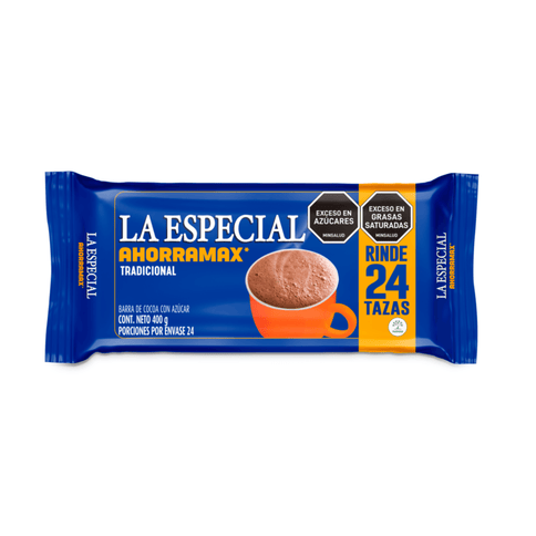 Chocolate La Especial Ahorramax Barra 400Grs