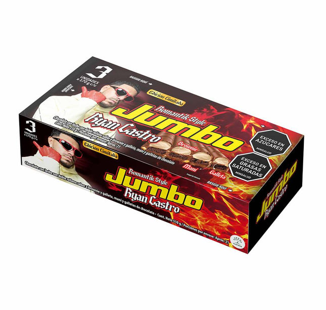 Chocolatina Jumbo Ryancastro 170G 3 Und