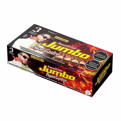Chocolatina Jumbo Ryancastro 170G 3 Und