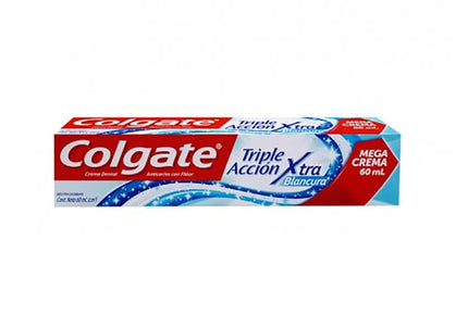 Crema Colgate Triple Accion Extra Blancura 60 Ml Meg.Cre