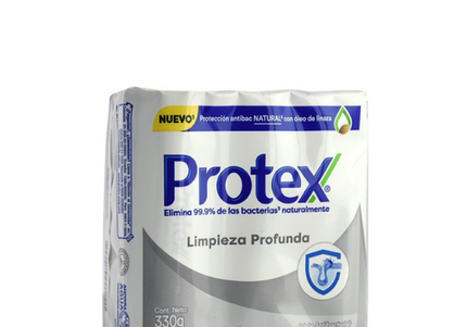 3 Jabones Protex Limpieza Profunda 110 Gr