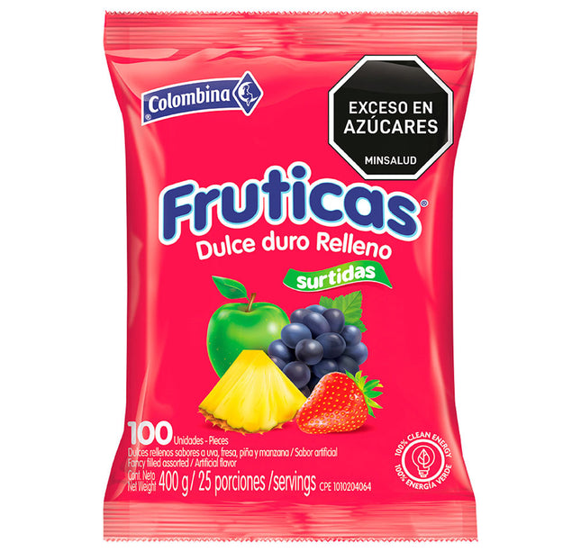 Dulce Fruticas 100 Und