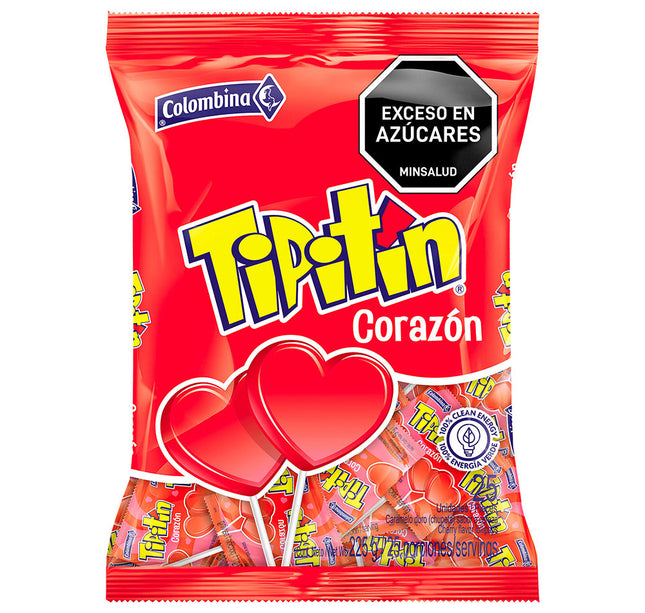 Colombina Tipitin Corazón 25 Und
