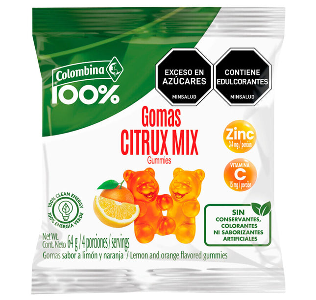 Gomas 100 % Vit C 64 Gr