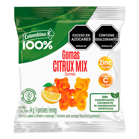 Gomas 100 % Vit C 64 Gr