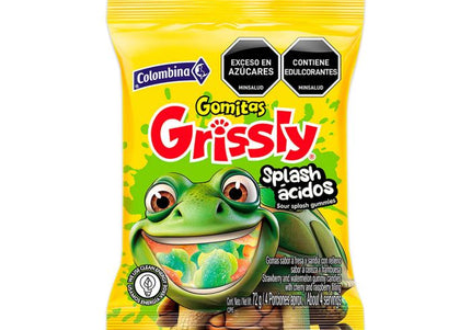 Gomas Grissly Splash Ácidos 72 Gr