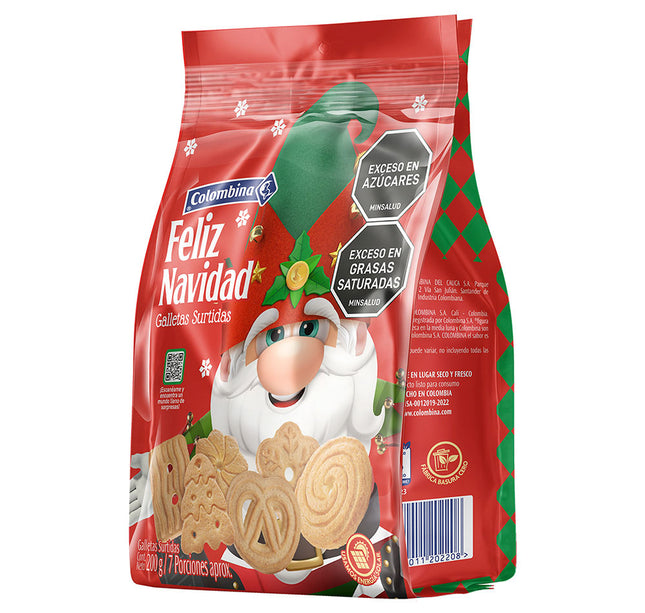 Bolsa Feliz Navidad 200 Gr