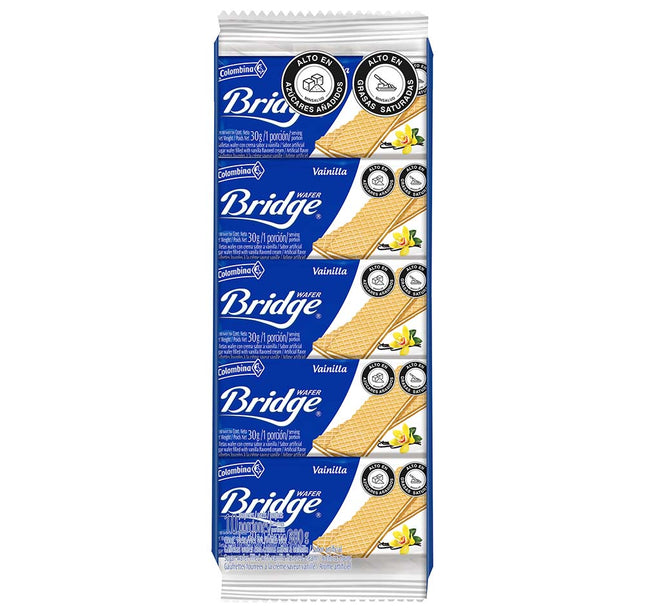 Galleta Bridge Vainilla 10 Und