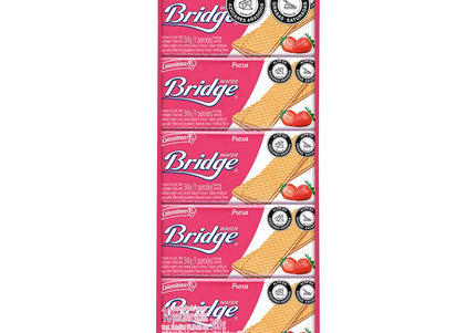 Galleta Bridge Fresa 10 Und