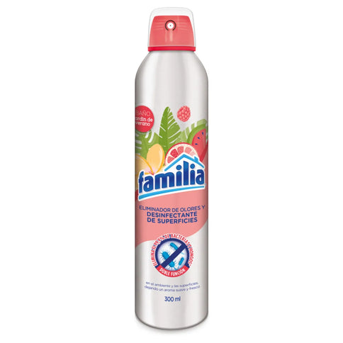 Eliminador De Olores Familia Baño Jardin 300 Ml
