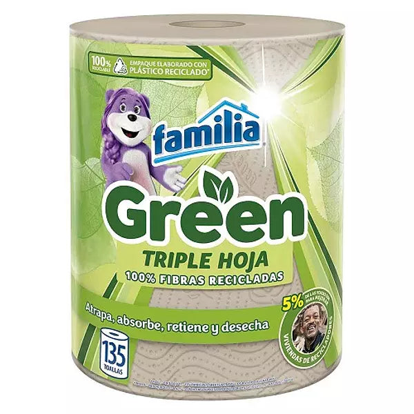 Toalla Cocina Familia Green 1 Unidad