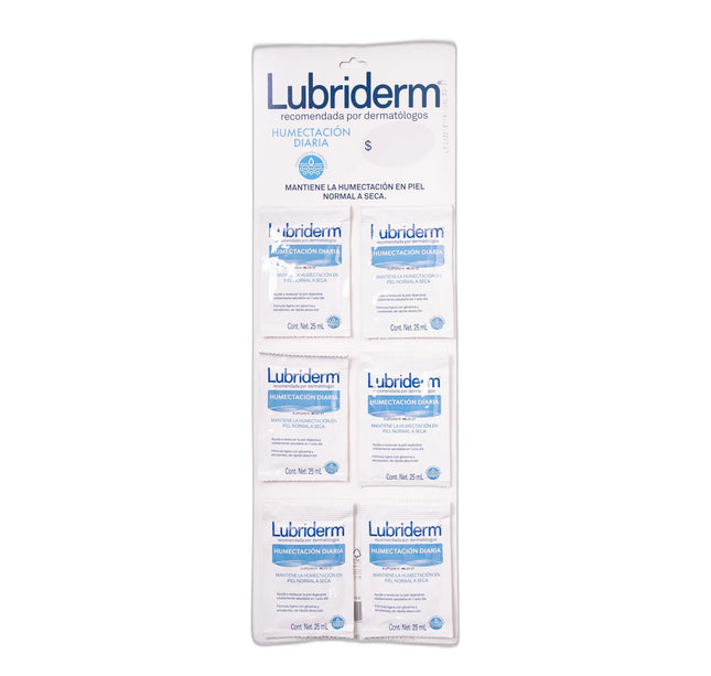 Lubriderm Humectación Diaria Ristra 6 Sobres 25 Ml