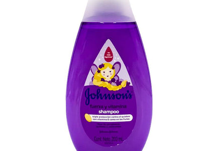 Shampoo Johnsons Baby Fuerza Y Vitamina E 200 Ml