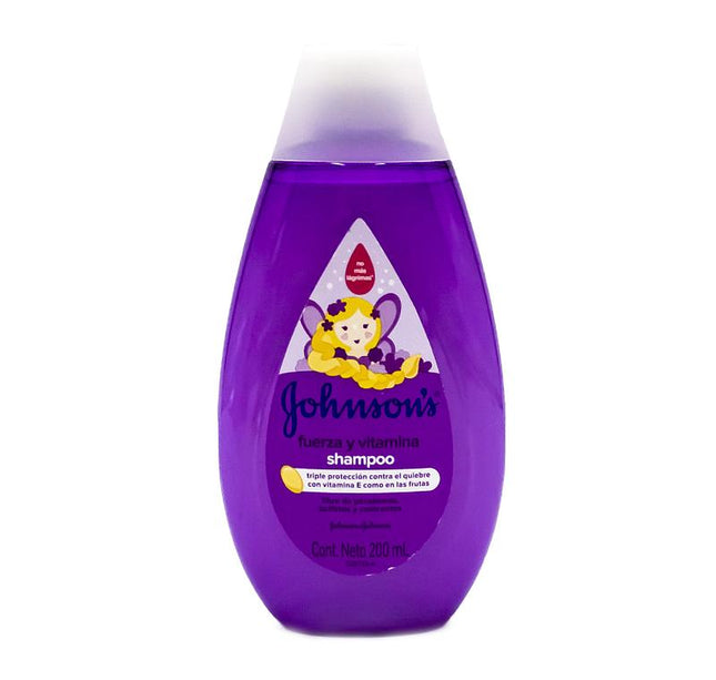 Shampoo Johnsons Baby Fuerza Y Vitamina E 200 Ml