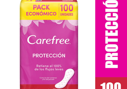 Protector Carefree Original 100 Unidades