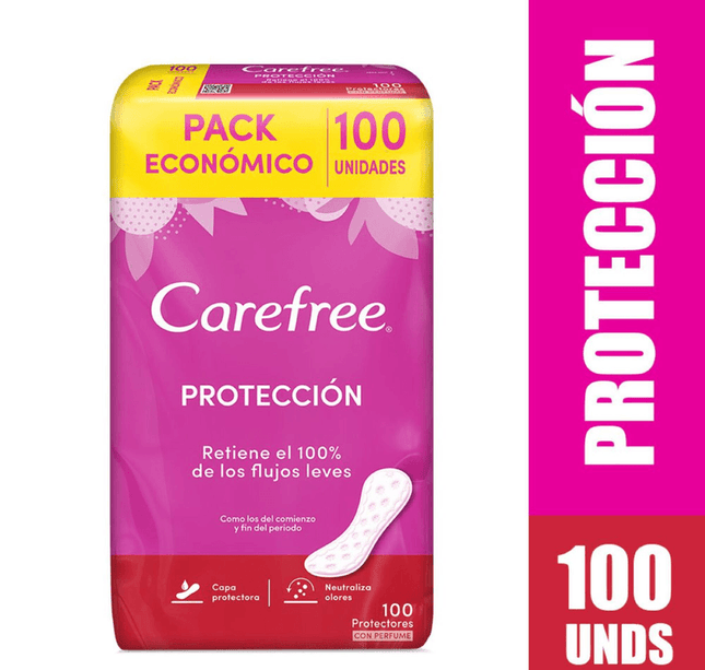 Protector Carefree Original 100 Unidades