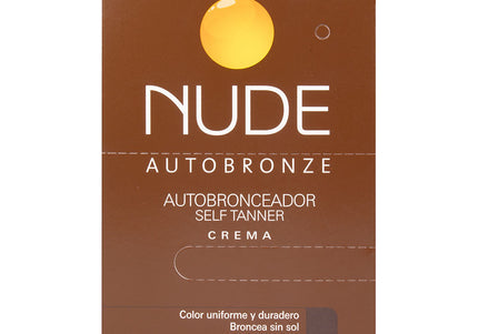 Autobronceador Nude Self Tanner Cr 20 Ml 6 Sobres