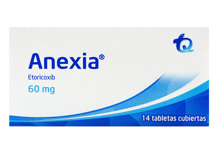 Anexia 60 Miligramos 14 Tabletas Pae