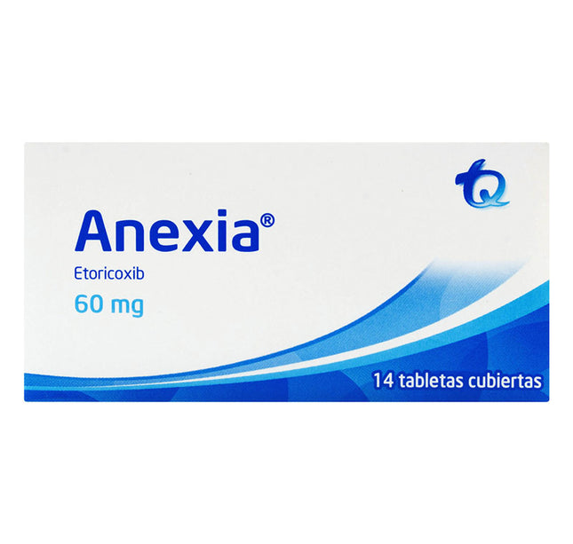 Anexia 60 Miligramos 14 Tabletas Pae