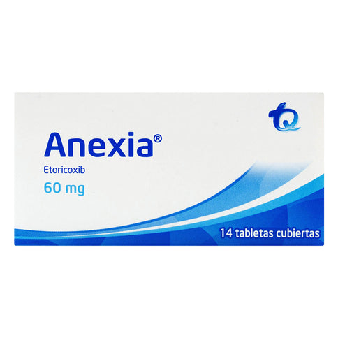 Anexia 60 Miligramos 14 Tabletas Pae